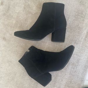 Genuine Suede Ankle Booties